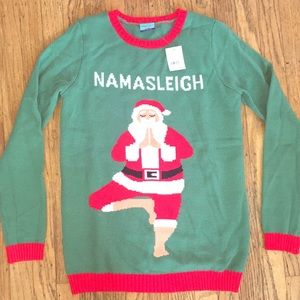 “Namasleigh” Christmas sweater